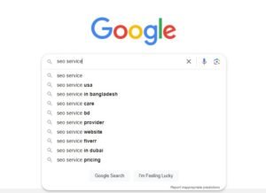 google suggested keywords