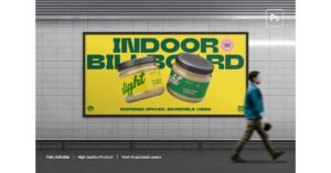 indoor Billboard Mockup